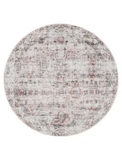 Tapis Lavable George Crème/taupe Ø 160 Cm