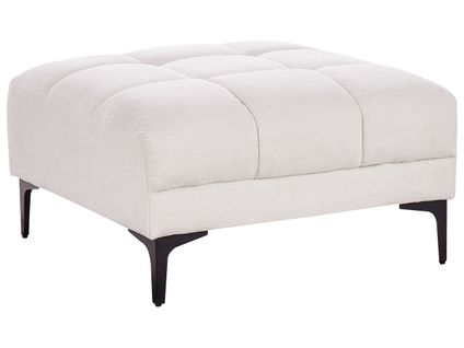 Ottoman Alnes Tissu Blanc Cassé
