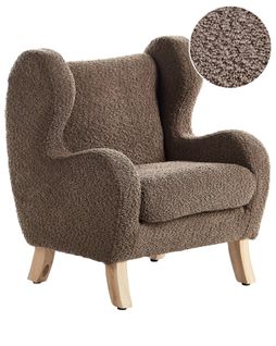 Fauteuil Pour Enfants Farum Bouclé Marron