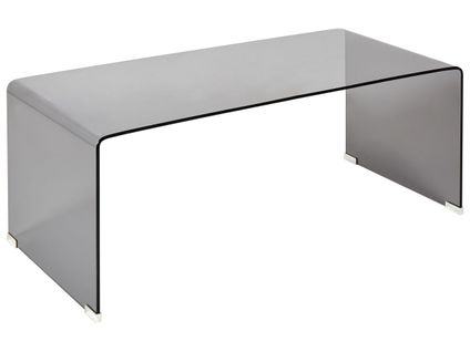 Table Basse Kendall Verre De Sécurité Noir