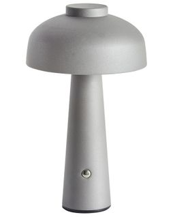 Lampe De Table LED Sans Fil Agusan Avec Variateur Métal Gris