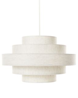 Lampe Suspension Erebato Lin Blanc Cassé