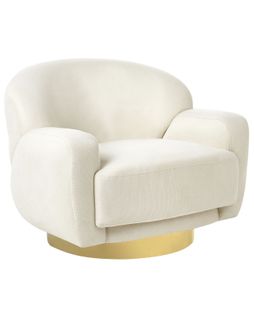 Fauteuil Lejre Tissu Beige Clair