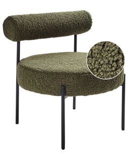 Fauteuil Alpha Bouclé Vert