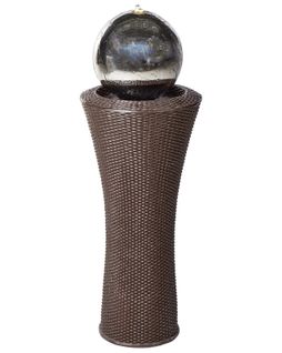 Fontaine De Jardin Zenyatta LED Marron