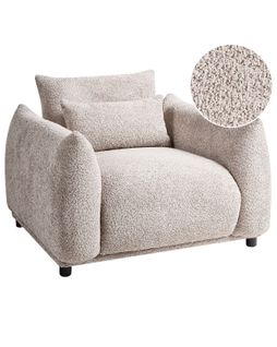 Fauteuil Jamsa Bouclé Taupe
