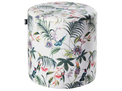 Pouf Lovett Velours Multicolore 47 Cm 47 Cm 48 Cm