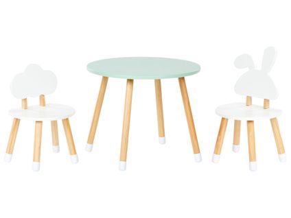 Table Et Chaises Pour Enfants Robin Blanc
