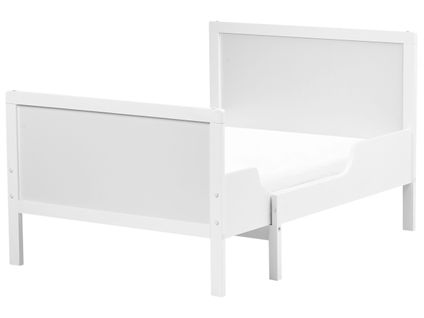 Lit D'enfant Extensible Bois De Pin Montigny 90 X 200 Cm Blanc