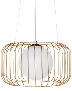 Lampe Suspension Bairoa Métal Doré