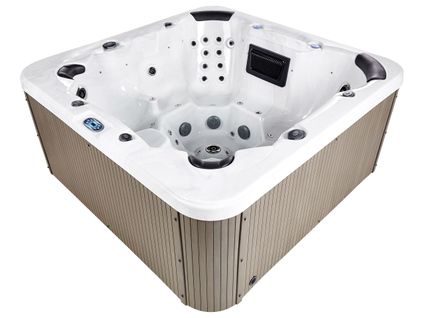Spa D'extérieur Avec LED Villarrica Blanc