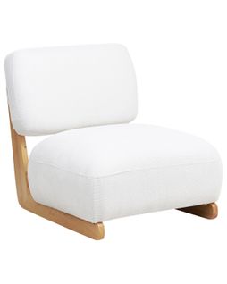 Fauteuil Kokkola Tissu Blanc Cassé