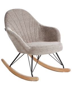 Fauteuil à Bascule Skale Tissu Taupe