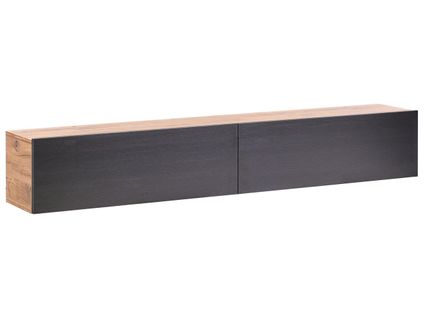 Meuble TV Mural Gladstone Marron/noir