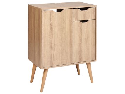 Meuble-lavabo Canoas 60 Cm Marron Clair