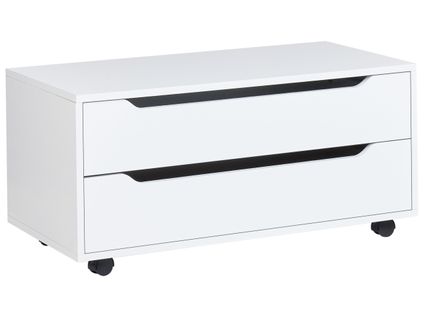 Meuble Haut Osasco Avec Roues 80 Cm Blanc