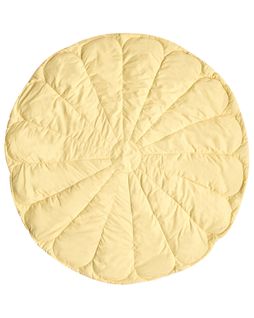 Tapis De Jeu Pour Enfant Elizjum 110 X 110 Cm Coton Jaune