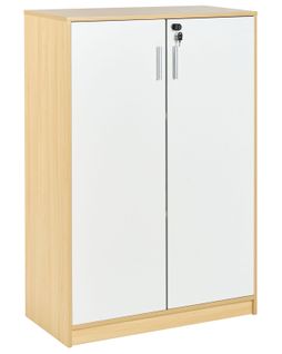 Meuble De Rangement Zehna Marron Clair/blanc