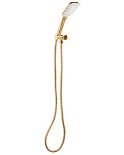 Kit De Pommeau De Douche Avec Tuyau Flexible Amaja Doré