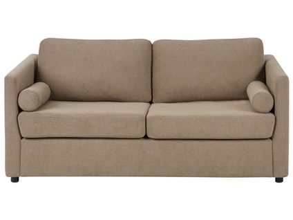 Canapé-lit Inkoo Tissu Marron