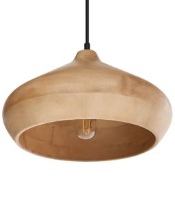 Lampe Suspension Rawi Bois De Manguier Marron Clair