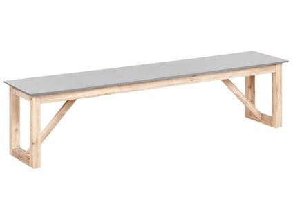 Banc De Jardin Notteri 180 Cm Béton Gris