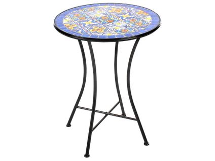Table Bistrot Coriano 60 Cm 60 Cm Métal Noir