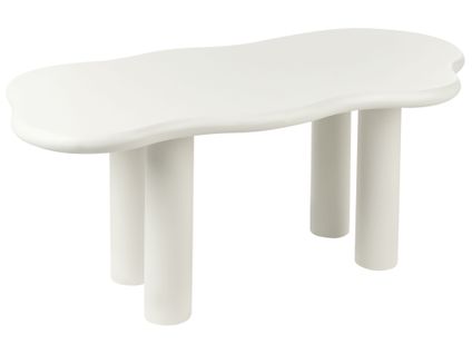 Table De Repas Ondle Blanc Cassé 188 Cm 94 Cm