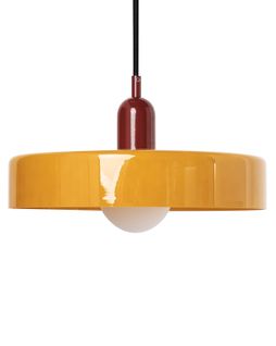 Lampe Suspension Paala Verre Jaune