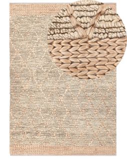 Tapis Tellikaya Beige 160 X 230 Cm Jute