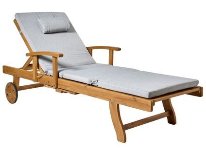 Transat Avec Coussin Java Premium Acacia Mélange De Gris