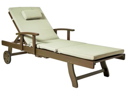 Transat Avec Coussin Amantea Premium Acacia Vert