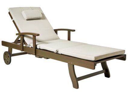 Transat Avec Coussin Amantea Premium Acacia Taupe