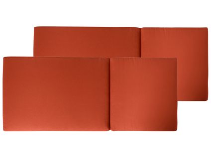 Lot De 2 Coussins De Jardin Java/amantea Premium 50 X 70 Cm Rouge