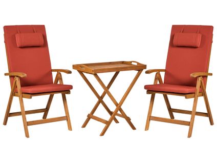 Ensemble Pour Bistro Java Premiuim Acacia Rouge