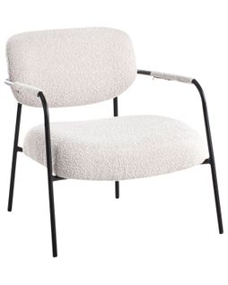 Fauteuil Ausvika Tissu Beige Clair