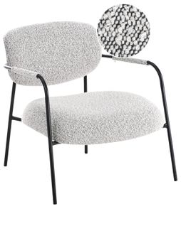 Fauteuil Ausvika Tissu Noir/blanc