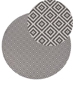 Tapis D'extérieur Thrissur Gris Ø 120 Cm