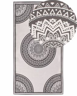 Tapis D'extérieur Nellore Gris 80 X 150 Cm