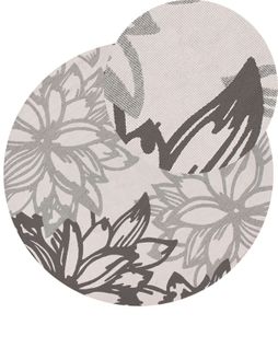 Tapis D'extérieur Solapur Gris Ø 160 Cm