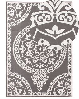 Tapis D'extérieur Kohima Gris 160 X 230 Cm