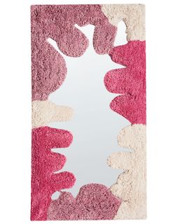Miroir Cageri 41 Cm 75 Cm Coton Rose