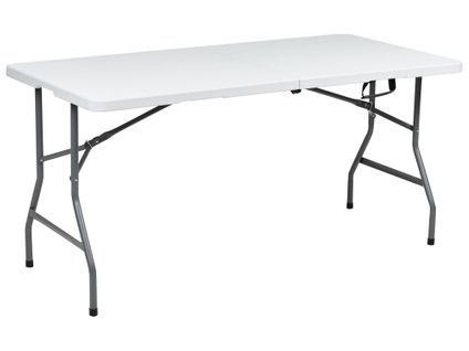 Table De Salle à Manger De Jardin Pour 4 Personnes Cugnoli 152 Cm 74 Cm Blanc