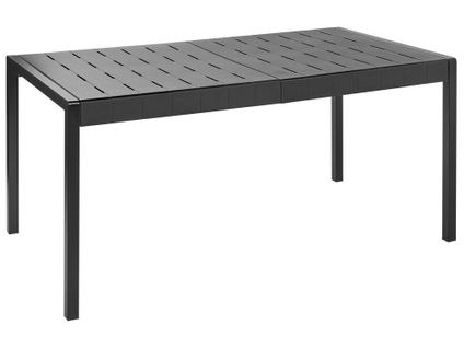 Table De Salle à Manger De Jardin Bartica 154 Cm 84 Cm Noir