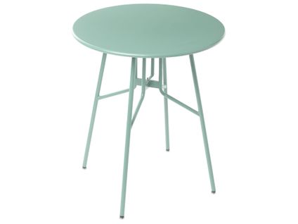 Table Bistrot Taltal 64 Cm 64 Cm Métal Vert Clair