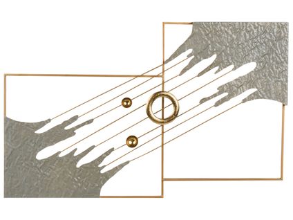 Décoration Murale Skerries Métal 45 Cm Gris