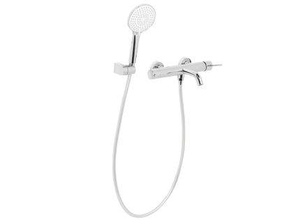 Robinet De Douche Mural Meliquina Argenté