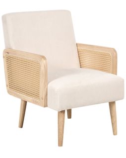 Fauteuil Hojby Tissu Beige Clair