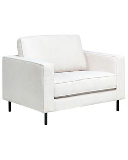 Fauteuil Savalen Tissu Blanc Cassé