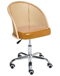 Chaise De Bureau Baltimore Cuir Pu Marron